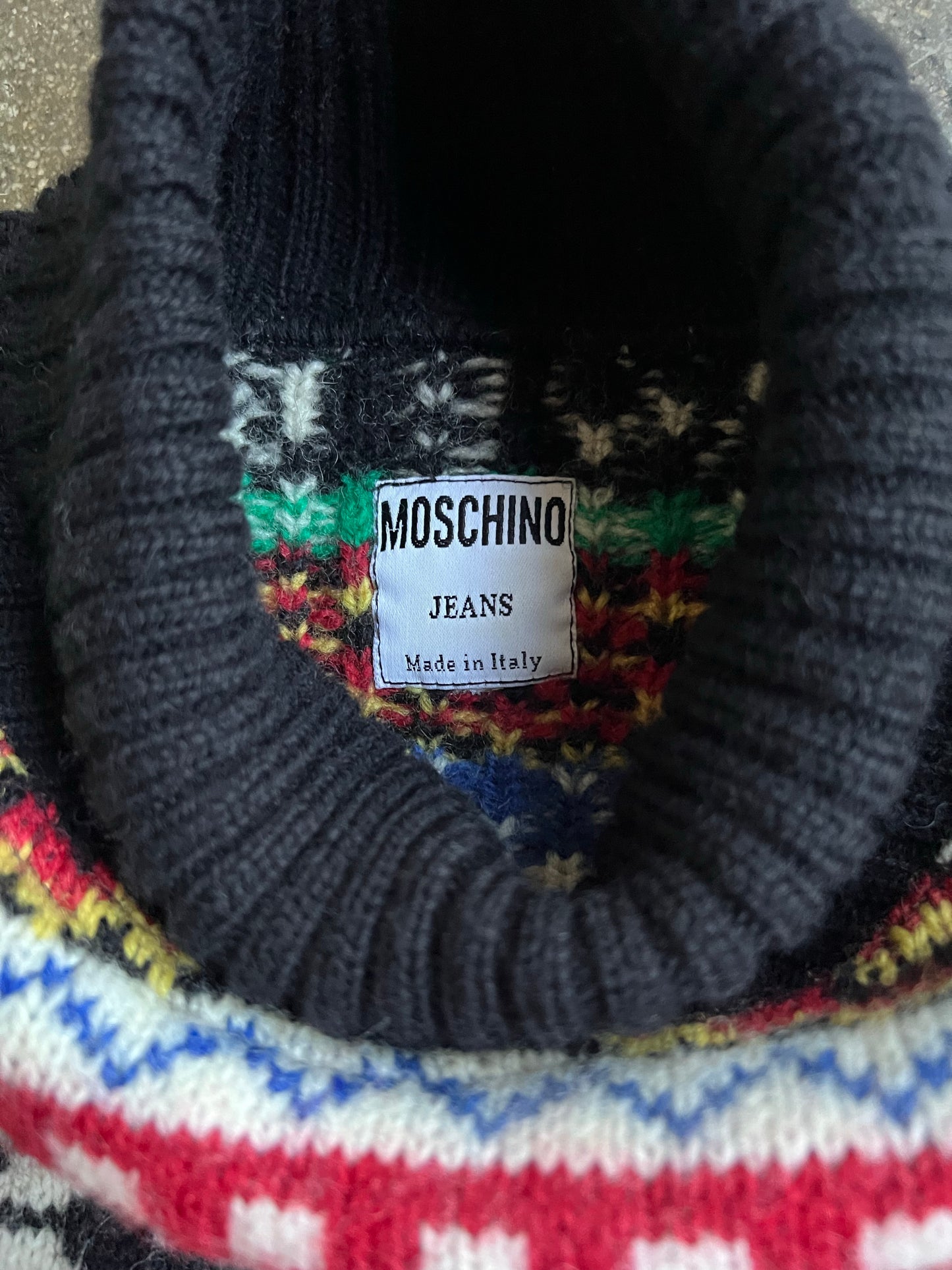 Moschino Jeans Ugly Turtleneck Sweater